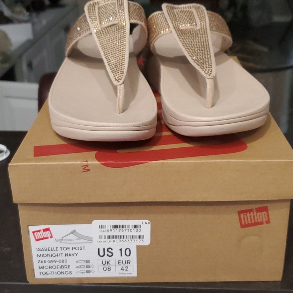 Fitflop Isae Crystal Toe Post Sandal